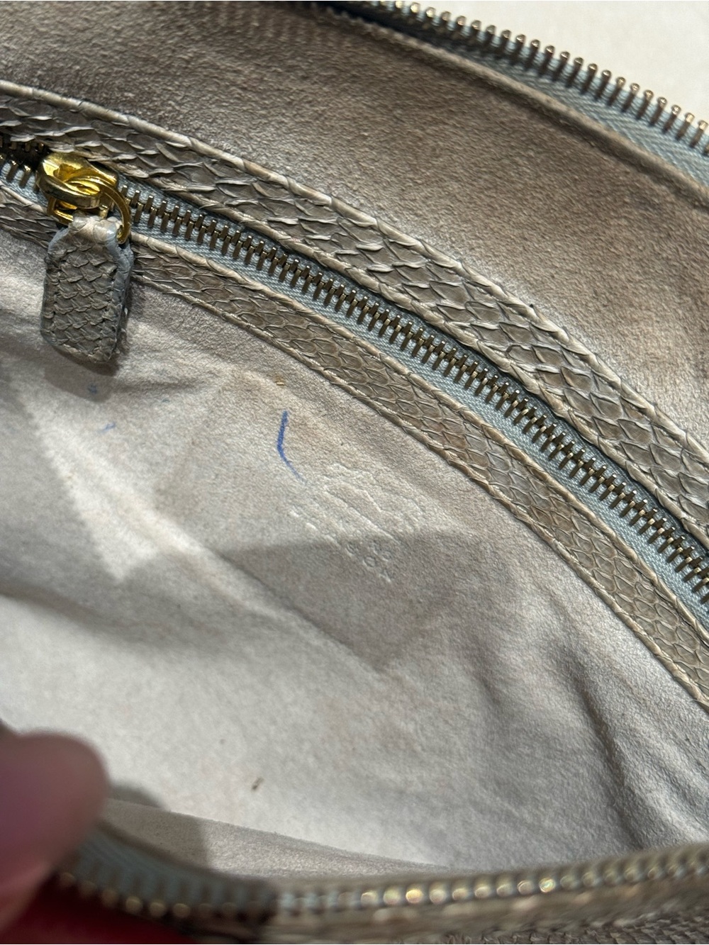Hunting Season Large Python Zip Clutch - Picture 2 of 3